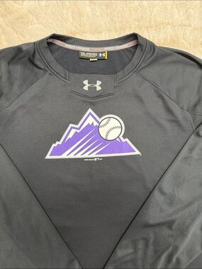 Under Armour Black Pullover Colorado Rockies